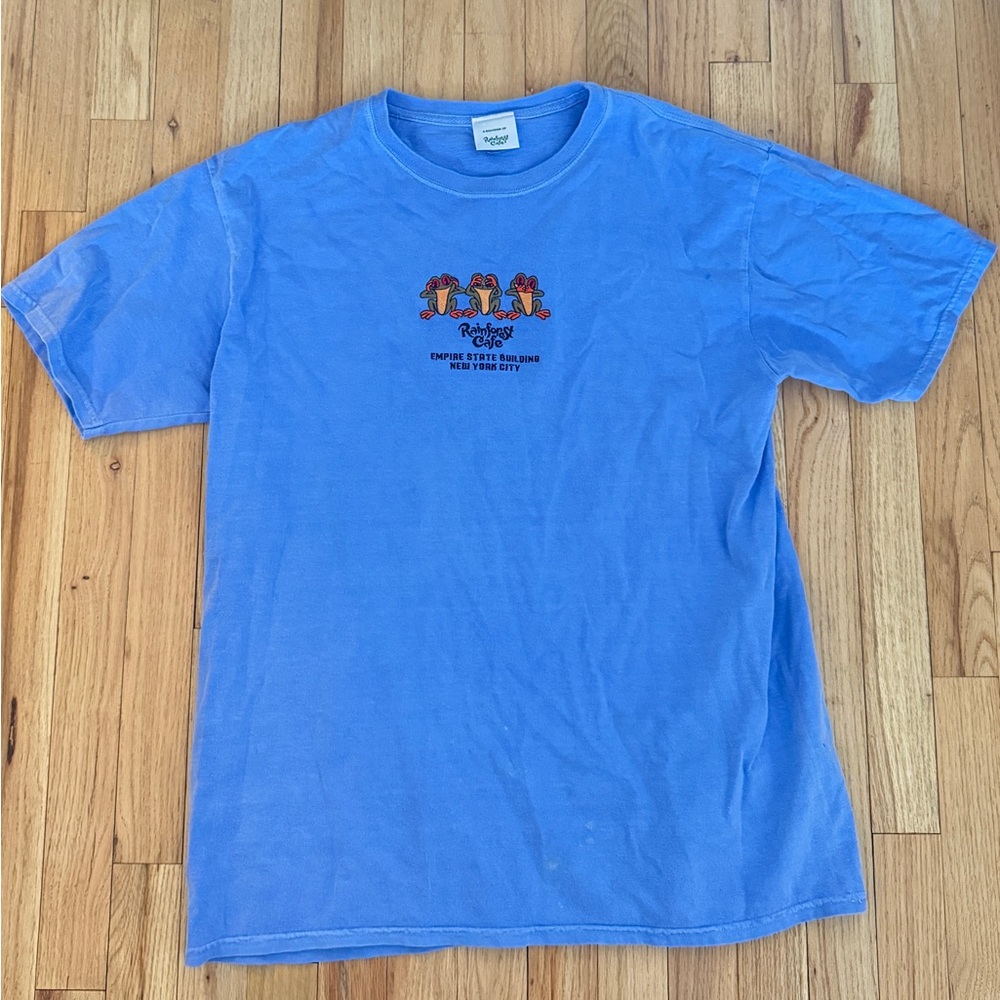 Vintage Style Rainforest Cafe x Empire State Building Souvenir Shirt